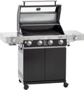 RÖSLE VIDERO G4 S Gasgrill BBQ Station - 4 Edelstahlbrenner mit Primezone und Seitenbrenner - Grillwagen mit VARIO System