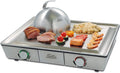 Solis Teppanyaki Home 795 Tischgrill - Edelstahl Elektrogrill mit Plancha Grillplatte - Zwei Heizzonen für 8 Personen