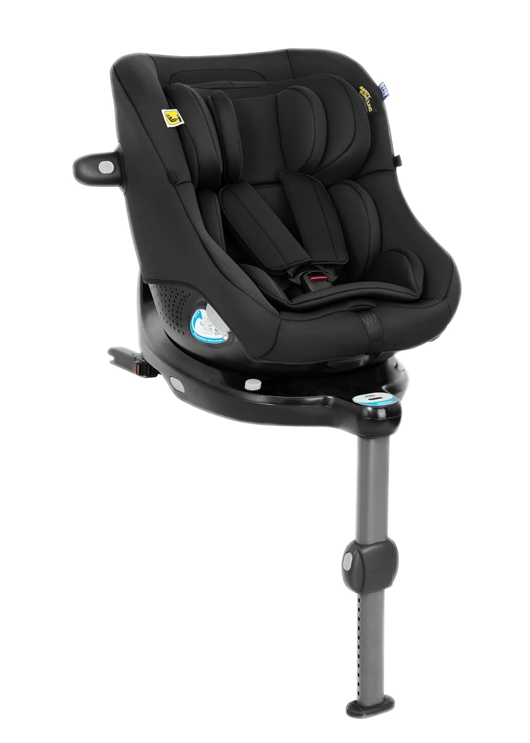 Graco Turn2Me DLX i Size R129 Reboarder Kindersitz - 360 Grad drehbar - ISOFIX 40 bis 105 cm Midnight Schwarz
