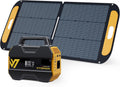 VTOMAN FlashSpeed 300 Powerstation 230 Wh - 300 Watt Ausgang 600 Watt Spitze mit 110 Watt Solarpanel - LiFePO4 3000 Zyklen USB C 100 Watt