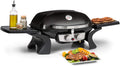Klarstein Parforce Duo Gasgrill 4,4 kW - 2 Brenner mit elektrischer Zündung - Grillfläche 50 x 39 cm bis 300 Grad - Edelstahl Gasgrill für Butan und Propan Schwarz