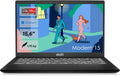 MSI Modern 15 B7M-463 Business Laptop - 15,6 Zoll Full HD Display und Ryzen 5 7430U - 16 GB DDR4 RAM und 512 GB SSD - AMD Radeon Grafik Windows 11 Home Schwarz