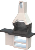 Garden Grills Ginevra Holzkohlegrill - Großer Garten BBQ Grill mit wetterbeständiger Konstruktion - Anthrazitgrauer Outdoor Grill