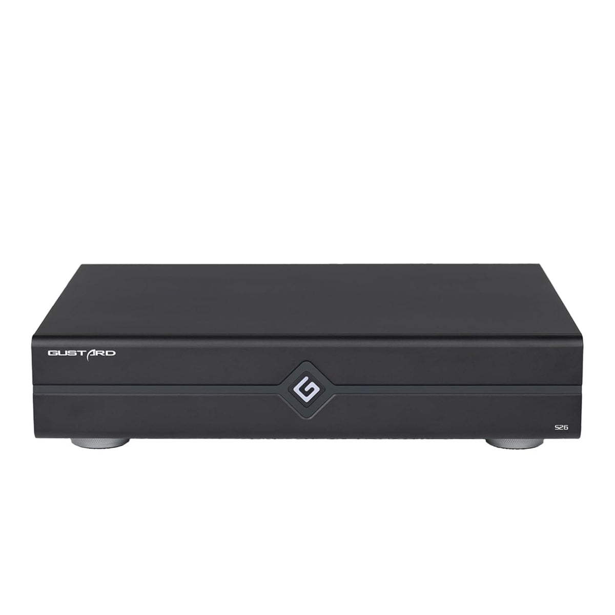 Gustard S26 Musikserver für HiFi Audio - USB Audioschnittstelle mit GCLK 02 und 10 MHz Takt - CelPlayer Roon Core UPnP Server - Schwarz