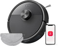 Roborock Q7 M5 Set Saugroboter 10000 Pa - Wischfunktion für Teppich und Hartboden - Dual Anti Tangle System - LiDAR Navigation und 150 Minuten Laufzeit Schwarz