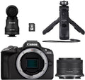 Canon EOS R50 Systemkamera - APS C CMOS Sensor mit RF und RF S Anschluss - 4K Video für Content Creator - WLAN Bluetooth Kompaktkamera