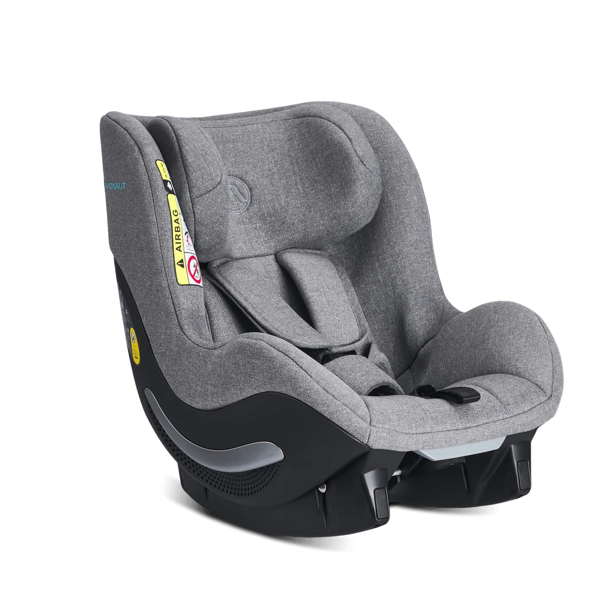 Avionaut AeroFIX RWF Smart Kindersitz bis 18,5 kg - Rückwärtsgerichteter Reboarder - ISOFIX Befestigung - Atmungsaktive Konstruktion Grau