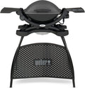 Weber Q 1400 Elektrogrill - Tragbarer Tischgrill mit elektrischer Energie - Dunkelgrauer BBQ Grill für Balkon Terrasse und Outdoor