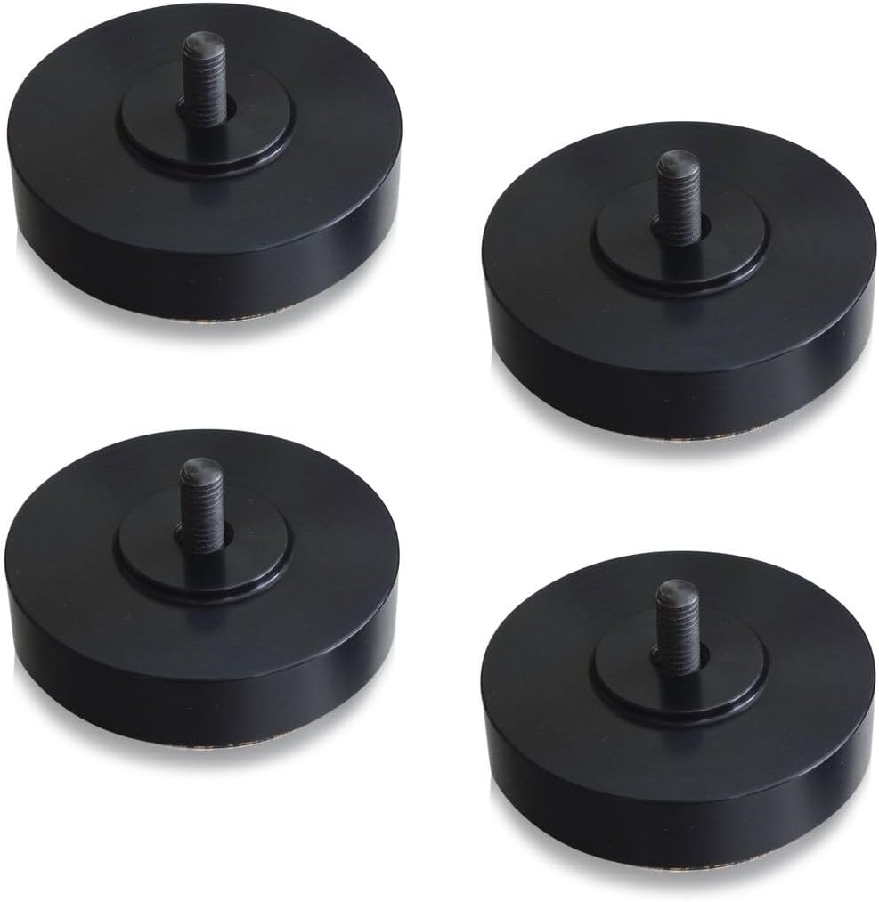 TALIS PRO M Absorber 4er Set - M8 Schwarz Ausführung - Bis 50 kg Belastbarkeit - HiFi Absorber von bFly audio aus Deutschland