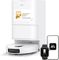 Mova E40 Ultra Saugroboter mit Wischfunktion - 19000 Pa Saugleistung - MaxiReach Wischmopp mit All in One Station Weiß