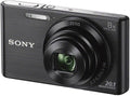 Sony DSC W830 Kompaktkamera - 20,1 MP CCD Sensor mit Carl Zeiss Vario Tessar - 8 fach optischer Zoom - SteadyShot und 2,7 Zoll LCD Schwarz