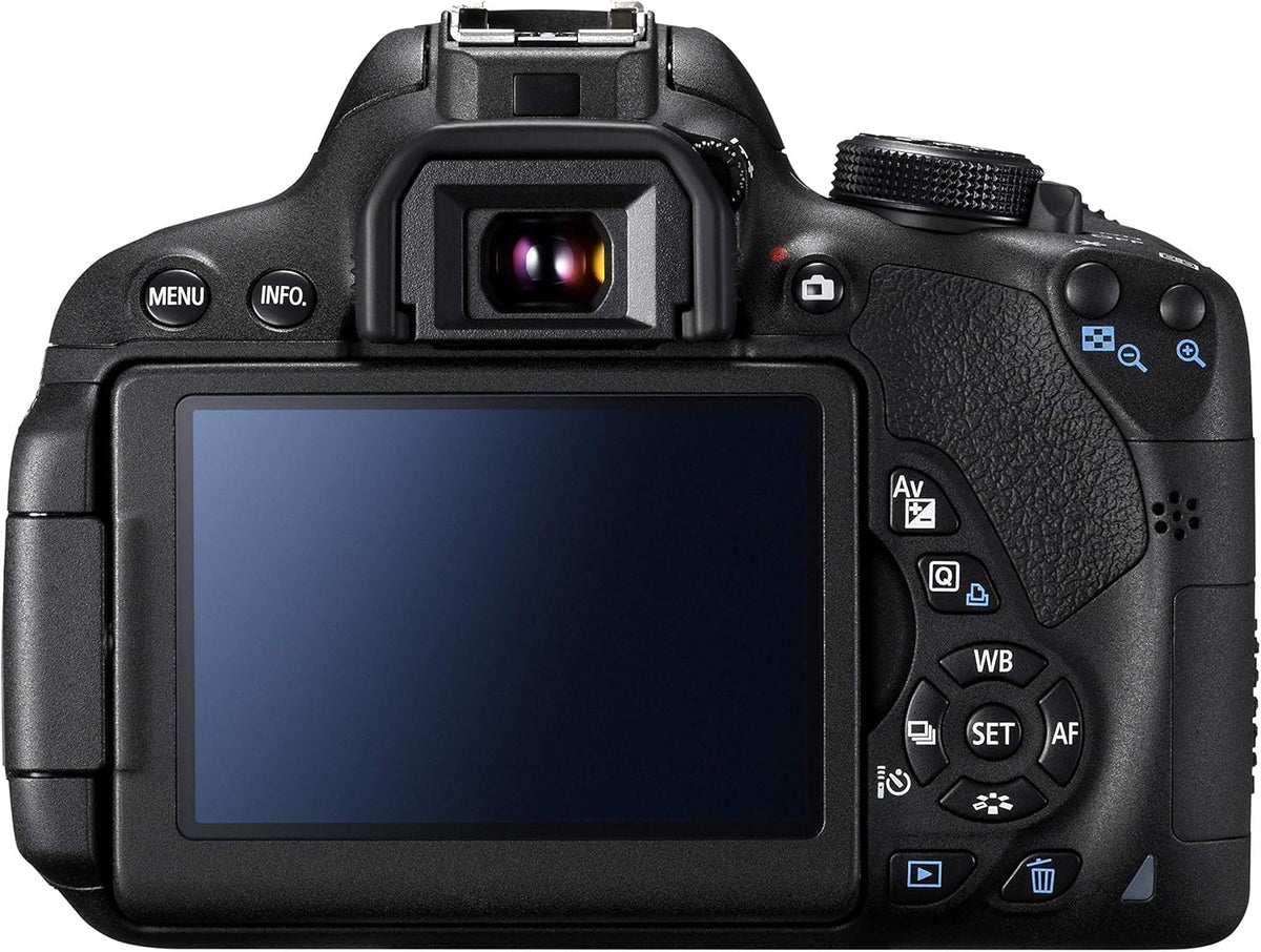 Canon EOS 700D DSLR Kamera mit EF S 18 bis 55 mm Objektiv - 18 MP CMOS und 3 Zoll Touchscreen - Full HD Live View - Canon EF EF S Schwarz
