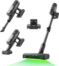 Roborock H60 Ultra Akku Staubsauger 210 AW - Bis zu 90 Minuten Laufzeit - Flexibles Saugrohr mit LED Stauberkennung - Anti Verhedderungsbürste für Teppich Hartboden und Tierhaare