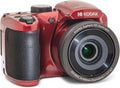KODAK PIXPRO AZ255 Digitalkamera - 16 MP BSI CMOS Sensor und 25 fach optischer Zoom - 24 mm Weitwinkel und 1080P Full HD - 7,6 cm LCD Rot