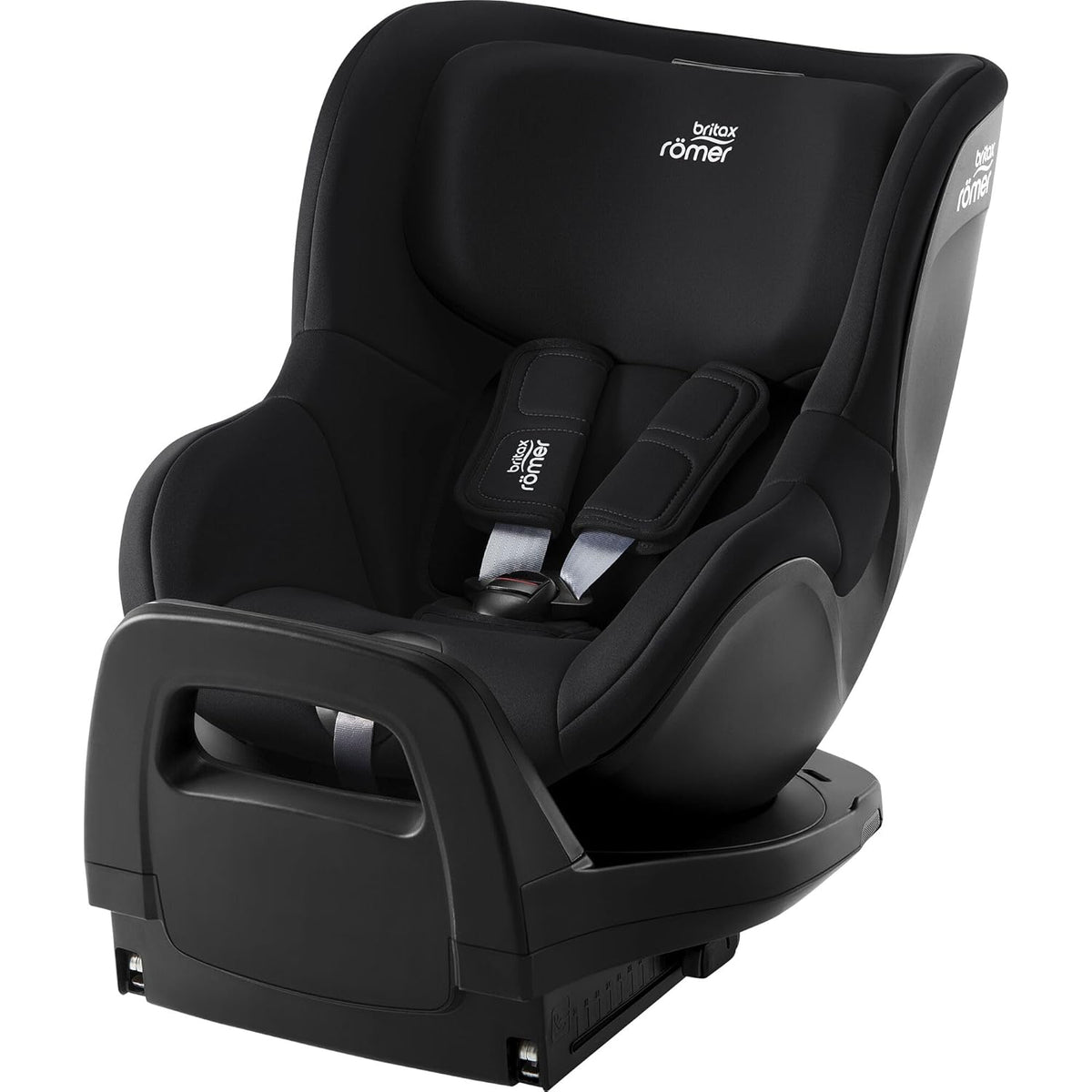 BRITAX RÖMER DUALFIX 2 Z LINE Kindersitz 61 bis 105 cm - 360 Grad drehbar - i Size für Kinder von 3 Monaten bis 4 Jahre - 5 Punkt Gurt Space Black